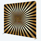 Aperturee - Aperturee Black And Gold Rays Artistic Backdrop For Decoration